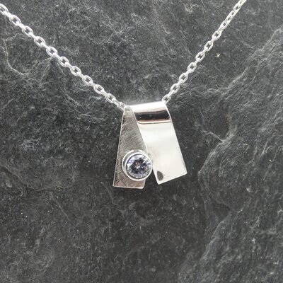 Pendentif fantaisie zirconium