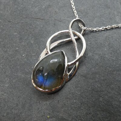 Pendentif labradorite